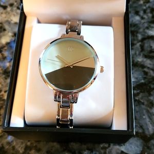 INC Colorblock Silver Watch ⌚️ NIB